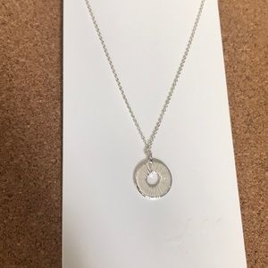 H&M Silver Reversible Pendant Necklace